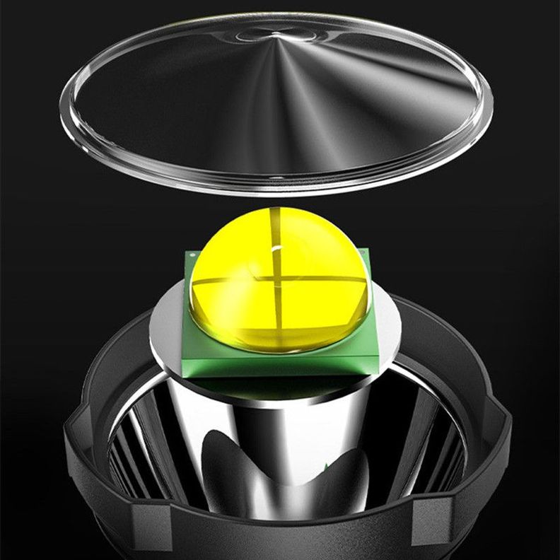 Linterna Recargable Mano LED Portátil Impermeable Rondon-5