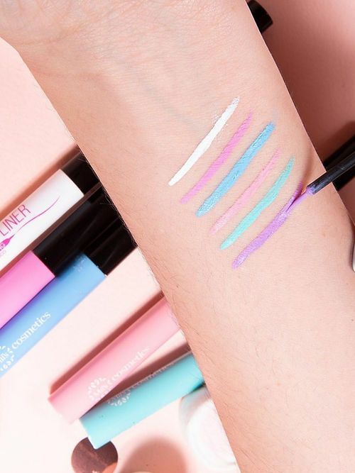 Delineador Ojos Colores Pastel Liquido Pack Belleza Rondon-2