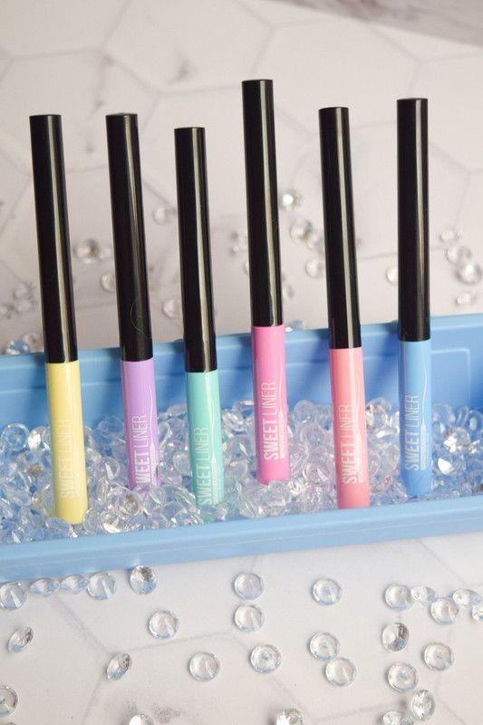 Delineador Ojos Colores Pastel Liquido Pack Belleza Rondon-3