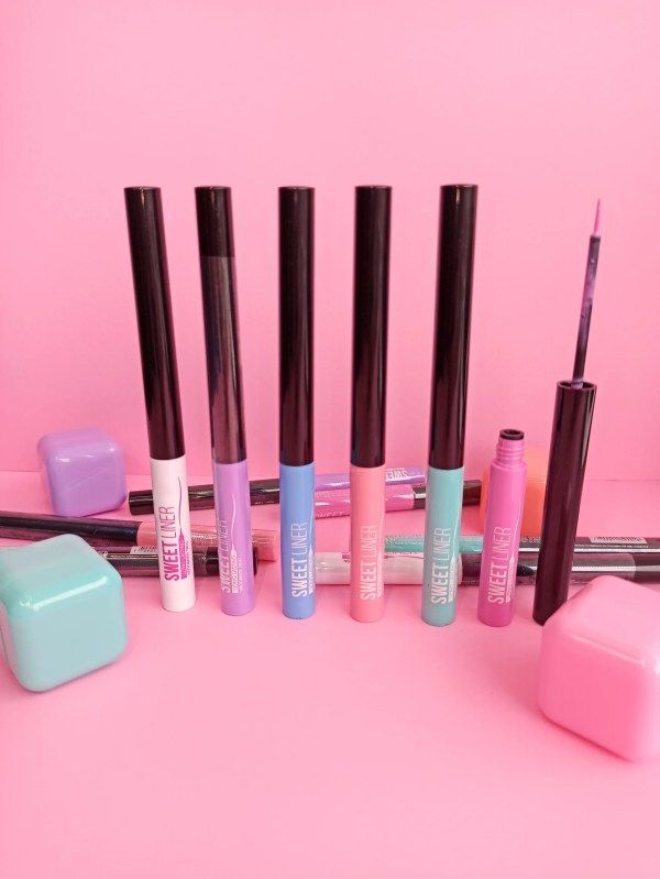 Delineador Ojos Colores Pastel Liquido Pack Belleza Rondon-6