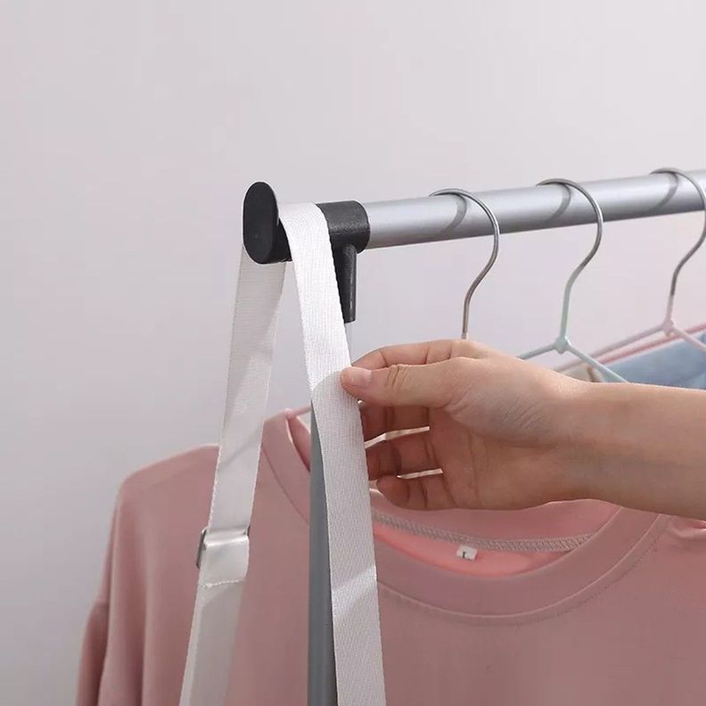 Perchero Ropa Organizador Multifuncional Ruedas Doble Jer-5