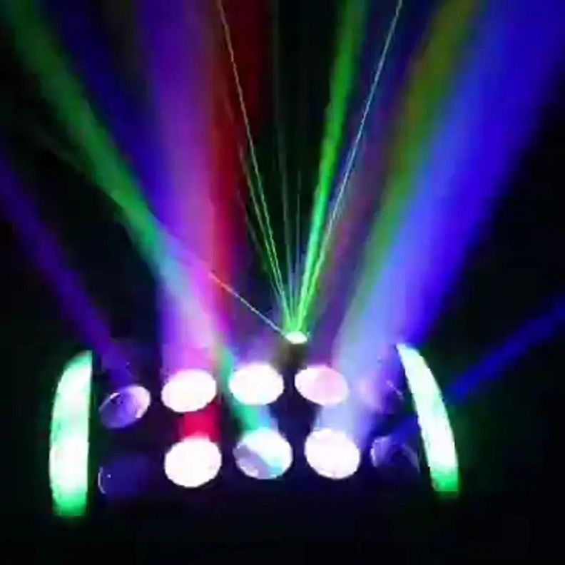 Luces Escenario Led Rgb Dj Discoteca Estroboscopica Jer-3