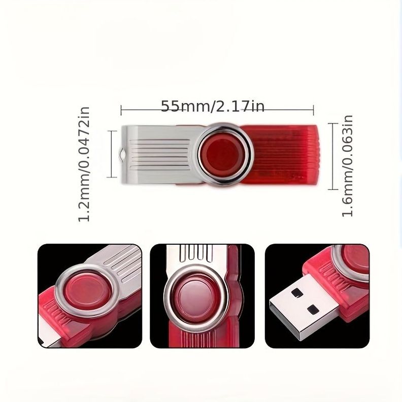 Pendrive Unidad Flash USB 8 GB Memoria Flash U Stick Rondon-5