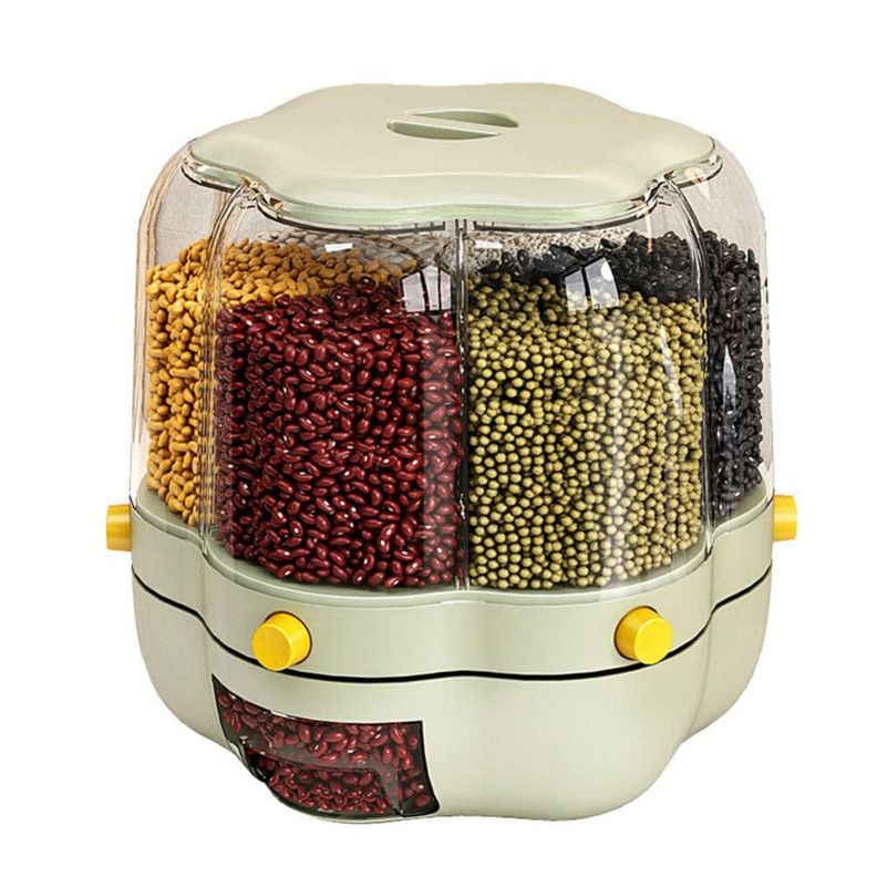 Dispensador Granos Cereales Alimentos Giratorio Rondon-0