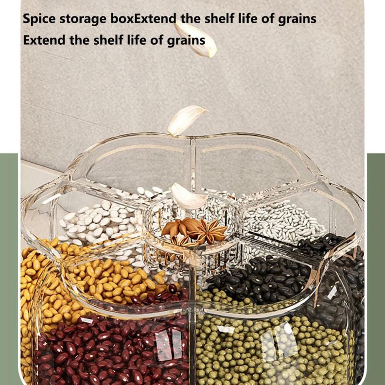 Dispensador Granos Cereales Alimentos Giratorio Rondon-4