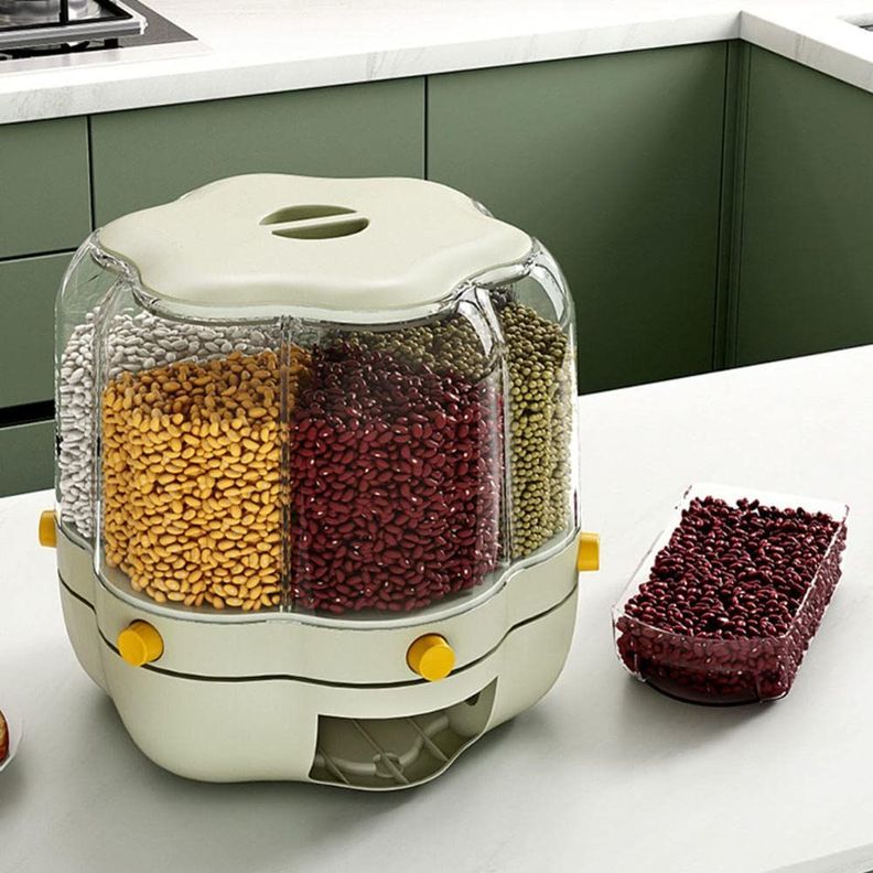 Dispensador Granos Cereales Alimentos Giratorio Rondon-6