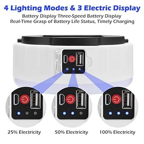 Lámpara Campamento Solar LED USB Recargable Portatil Rondon-1