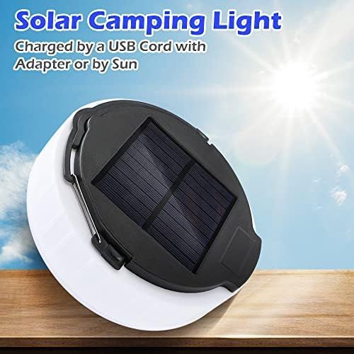 Lámpara Campamento Solar LED USB Recargable Portatil Rondon-2