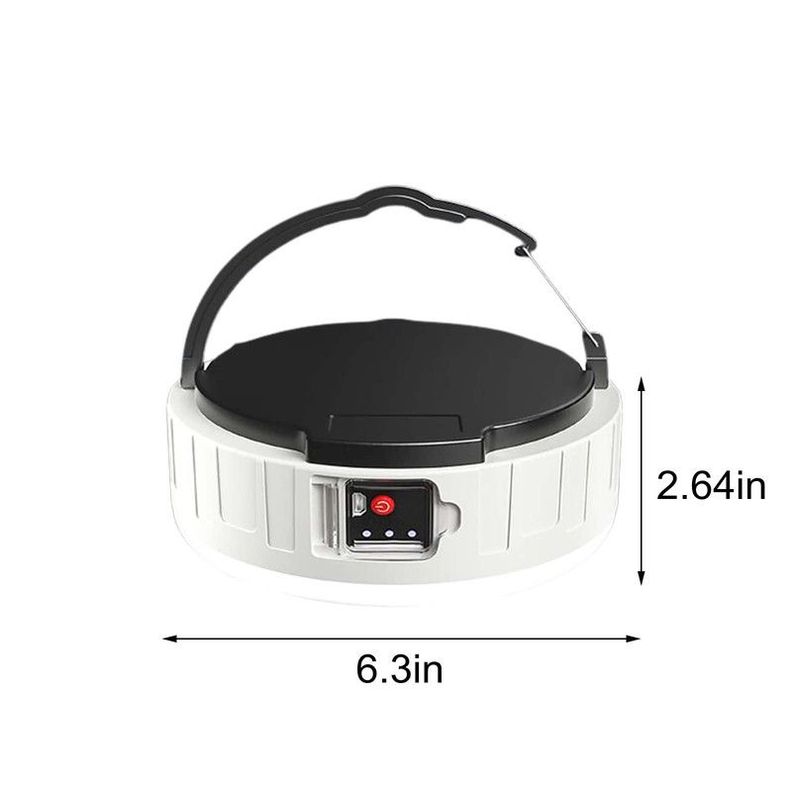 Lámpara Campamento Solar LED USB Recargable Portatil Rondon-3