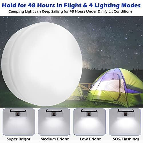 Lámpara Campamento Solar LED USB Recargable Portatil Rondon-4