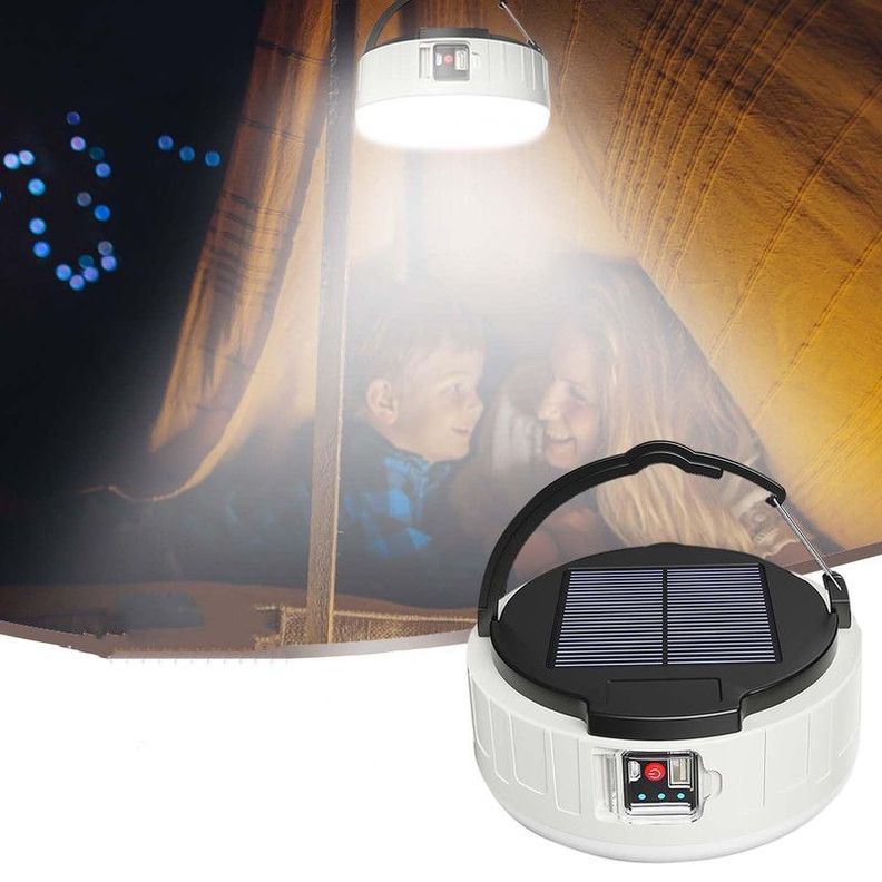 Lámpara Campamento Solar LED USB Recargable Portatil Rondon-8