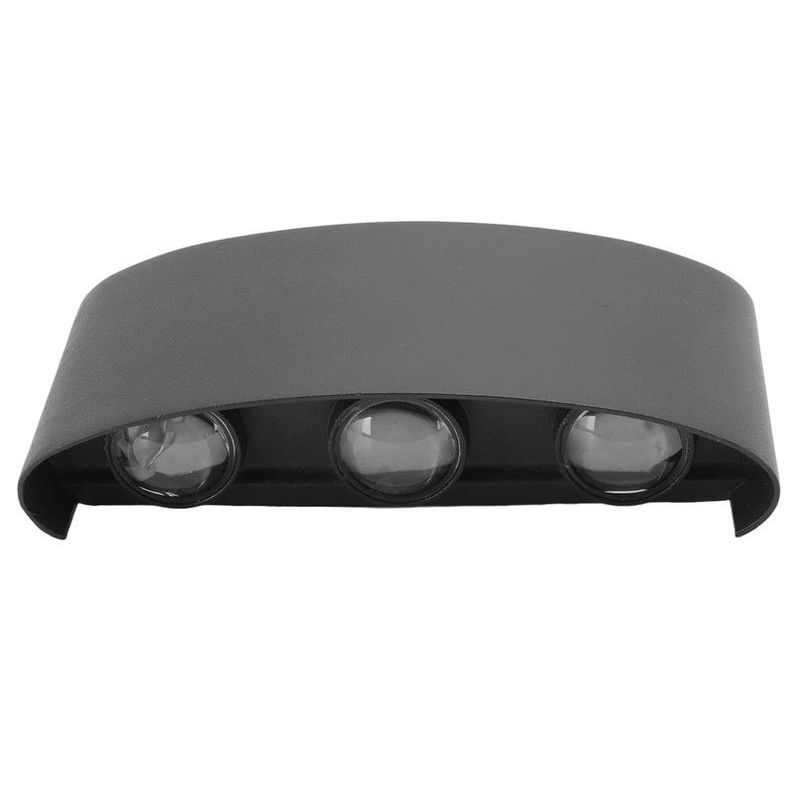 Set 2 Apliques Moderno LED 6W Sala Porche Patio Garaje Lau-0