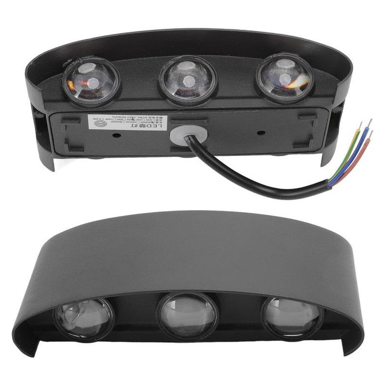 Set 2 Apliques Moderno LED 6W Sala Porche Patio Garaje Lau-1