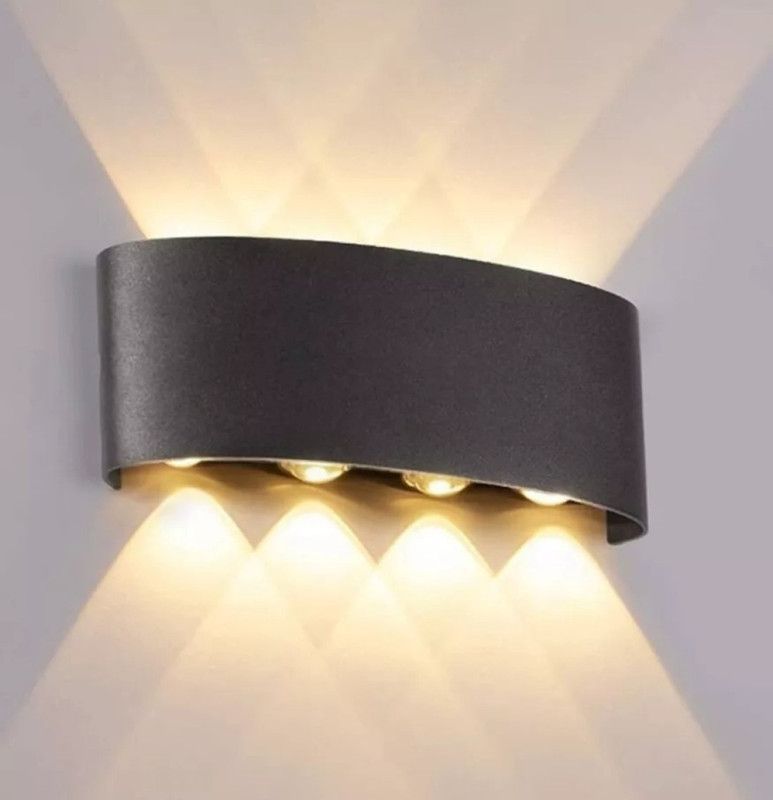 Set 2 Apliques Moderno LED 6W Sala Porche Patio Garaje Lau-6