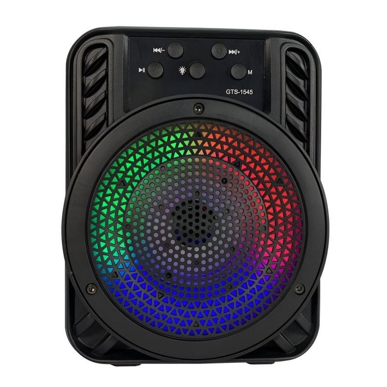 Parlante Altavoz Portatil Bluetooth 4¨ LED USB RGB Modos-0