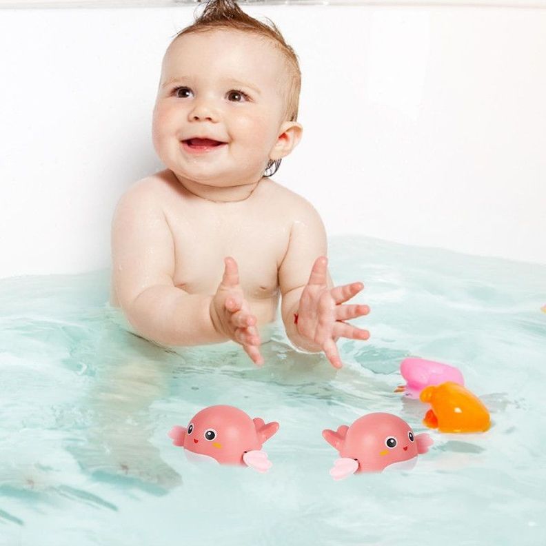 Set 6 Juguete Ballena Flotante Piscina Bañera Niños Lau-2