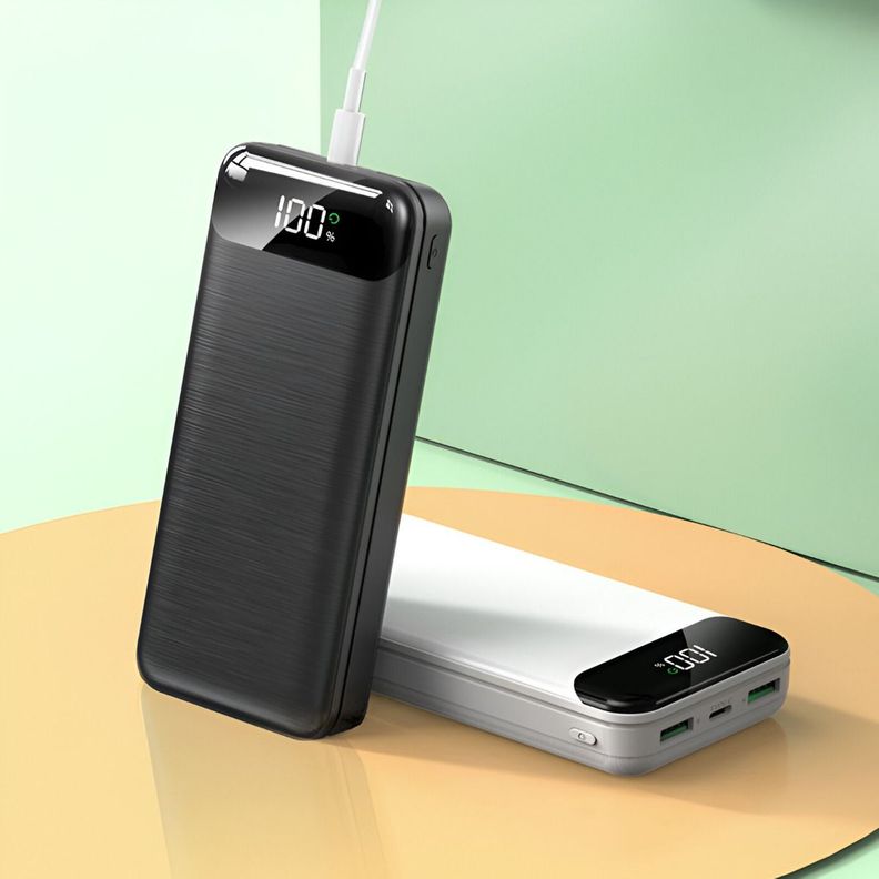 Cargador Inalámbrico Portátil Ultradelgado Pantalla LED-5