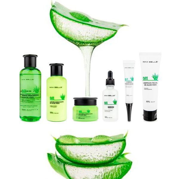 Kit SkinCare Facial Hidratante Antiedad Aloe Vera Piel Mixta-0