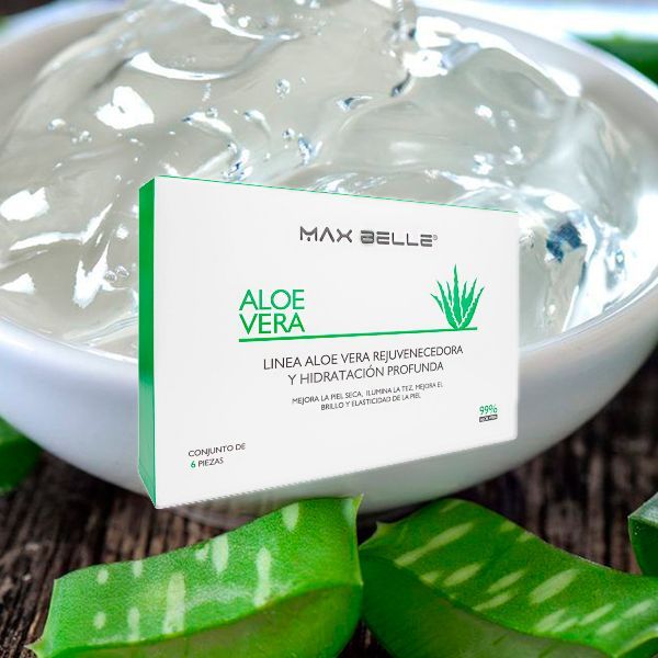 Kit SkinCare Facial Hidratante Antiedad Aloe Vera Piel Mixta-5