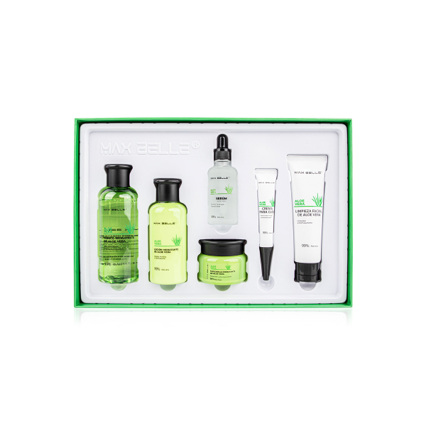 Kit SkinCare Facial Hidratante Antiedad Aloe Vera Piel Mixta-6