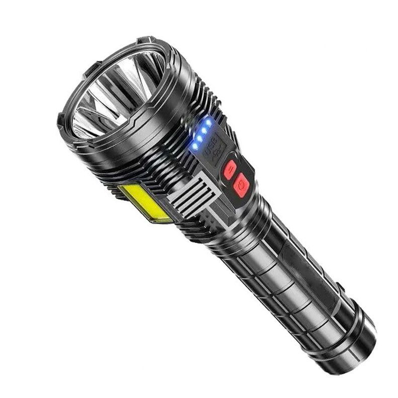 Linterna Portátil Ultrabrillante LED Recargable USB Rondon-0