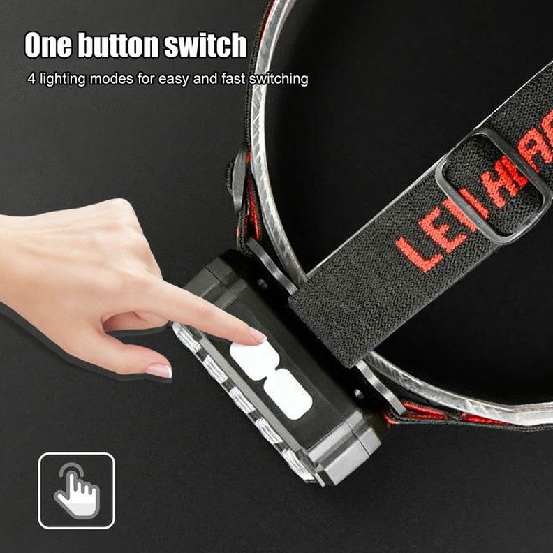Linterna Frontal Recargable Detector Manchas Mascota Rondon-6