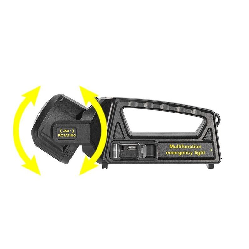 Linterna LED Recargable Giratorio Exteriores Solar Rondon-5