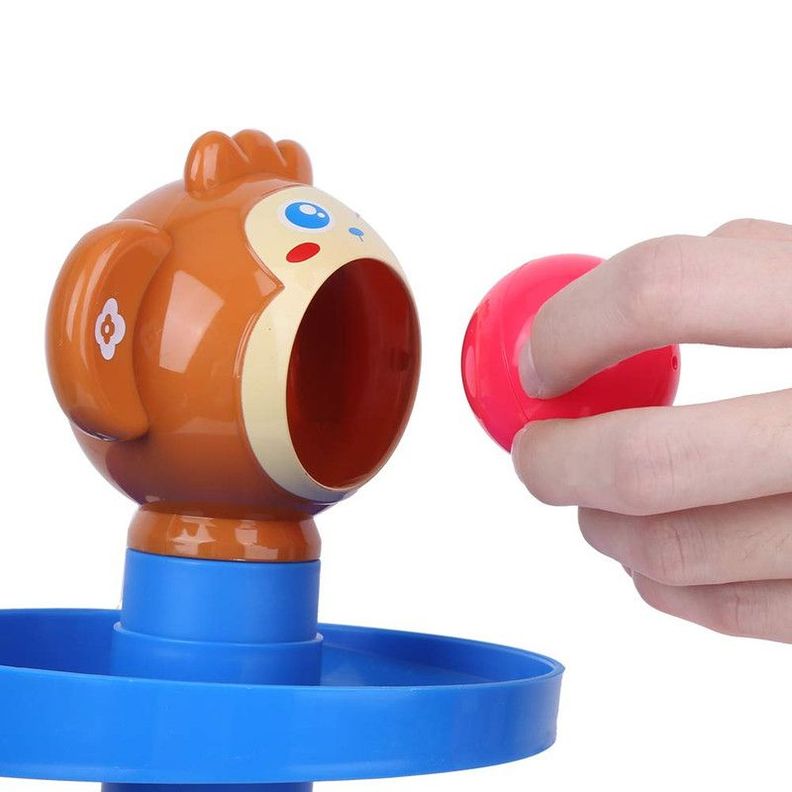 Juego Juguete Bebe Niños Torre Giratoria Rampa Juego Rondon-5