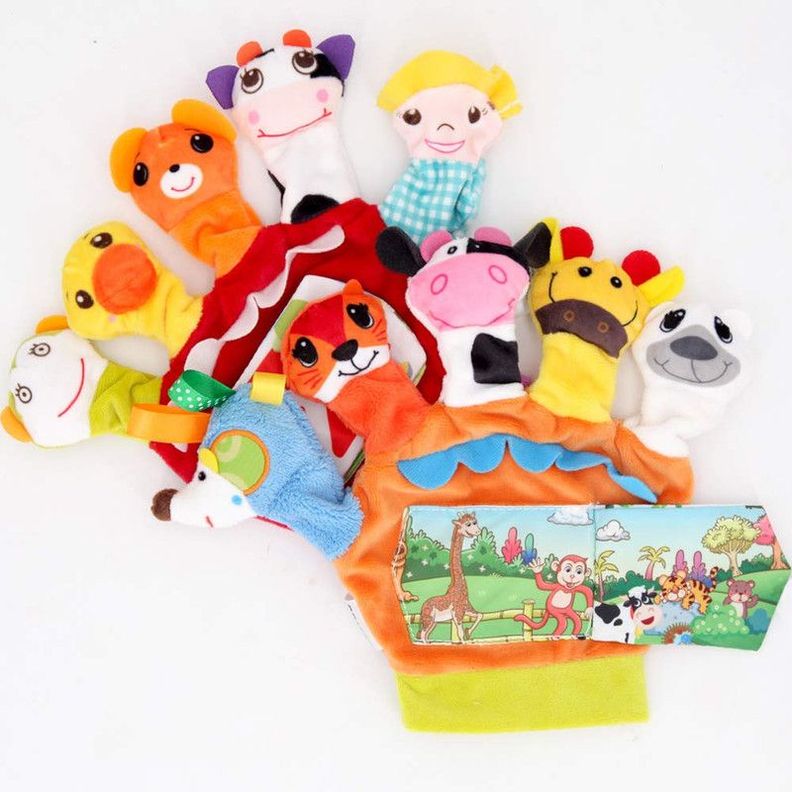 Juego Juguete Bebe Marioneta Guante Risas Juegos Rondon-4