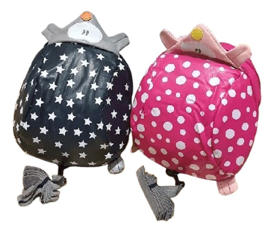 Set 3 Mochila Anti-Pérdida Niños Diseño Animales 3D Lau-2