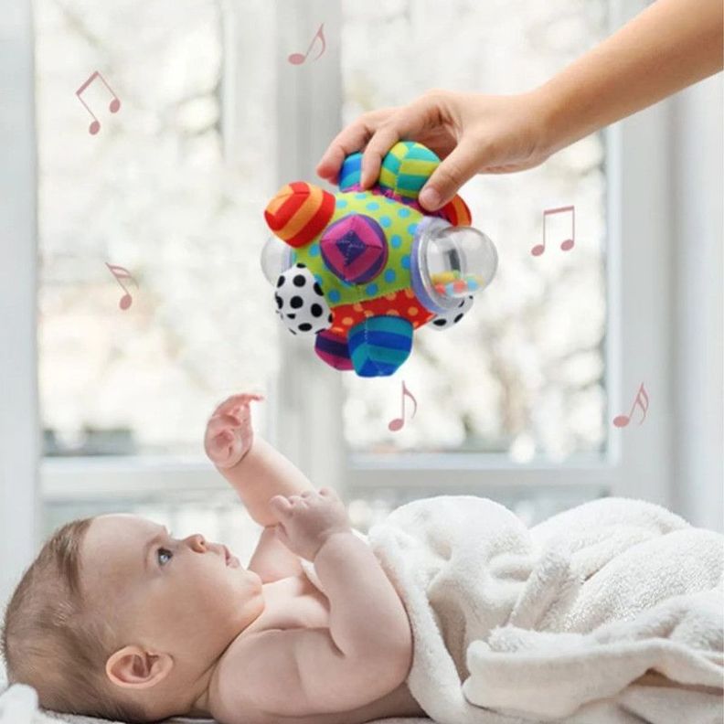 Sonajeros Sensoriales Peluche Bebé Bola de peluche Rondon-1