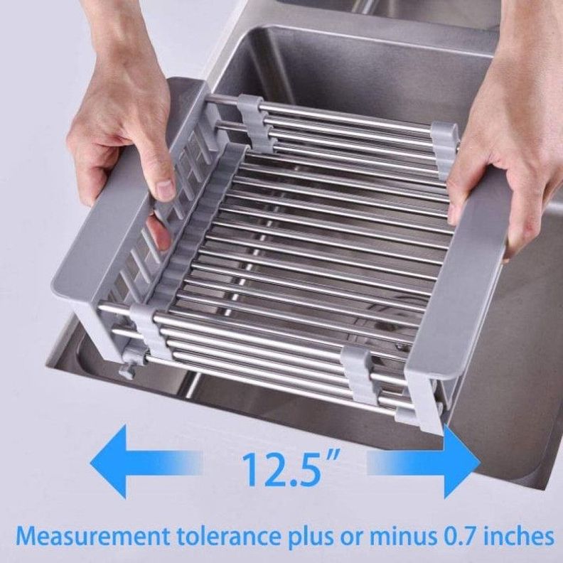 Escurridor Rejilla Expansible Secaplatos Frutas Verduras Lau-6