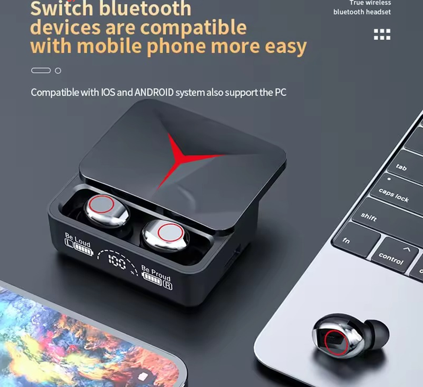 Auriculares Pro M90 Inalambricos Musica Bluetooth Lau-5