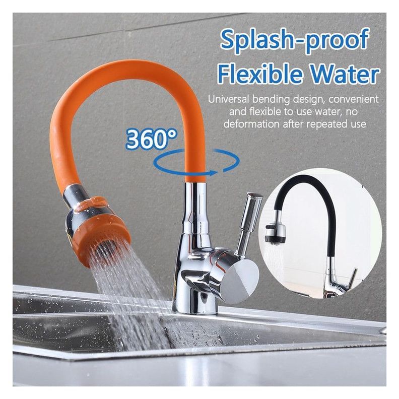 Grifo Agua Cocina Mezclador Fría Caliente Monomando Rondon-4