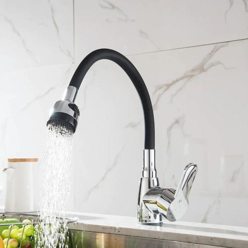 Grifo Agua Cocina Mezclador Fría Caliente Monomando Rondon-5