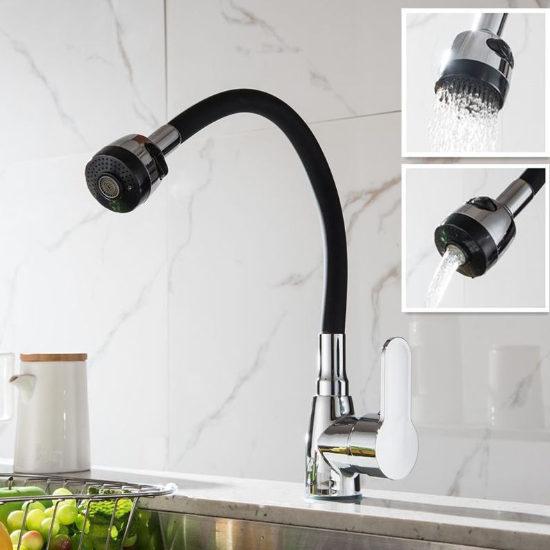 Grifo Agua Cocina Mezclador Fría Caliente Monomando Rondon-8