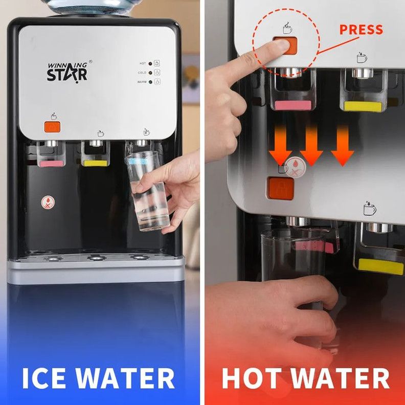 Dispensador Agua Fria Caliente Refrigerador Vertical Lau-4