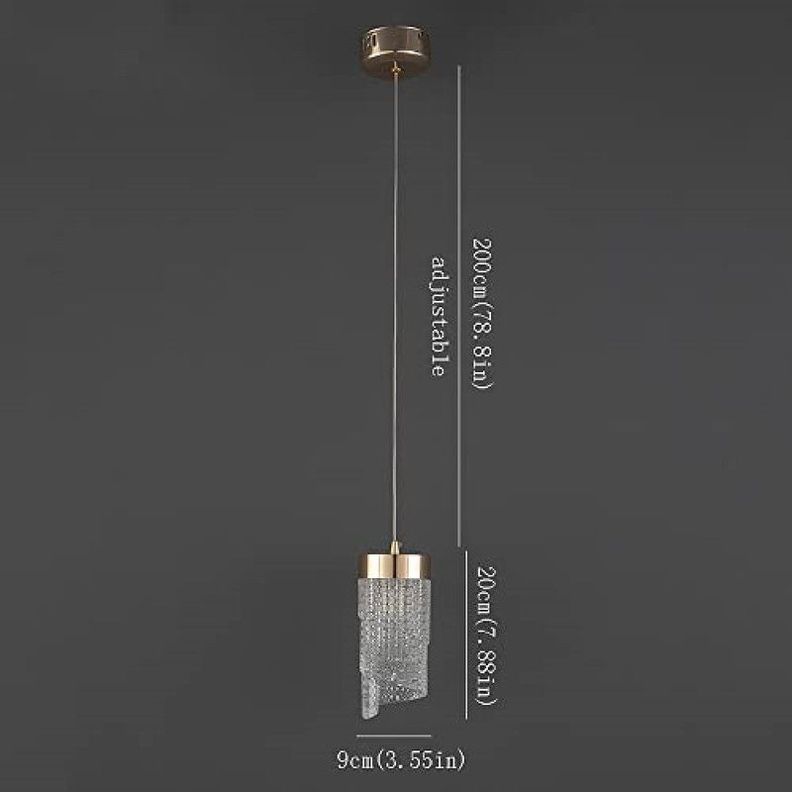 Lampara Colgante Moderna Pantalla LED Acrilico Lau-2