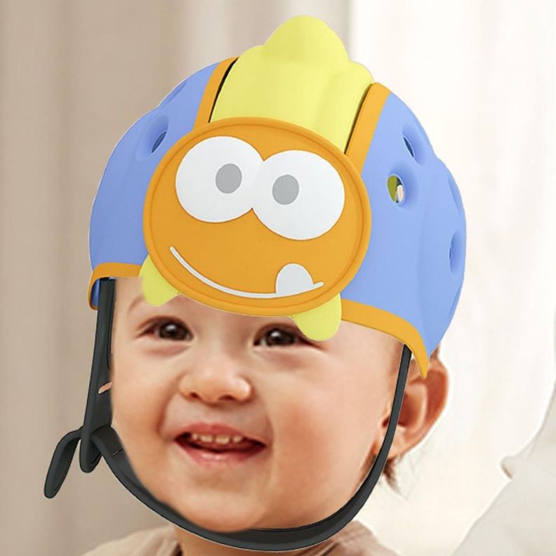 Cascos Antigolpes Diseño Dinosaurio Protector Bebes Lau-1