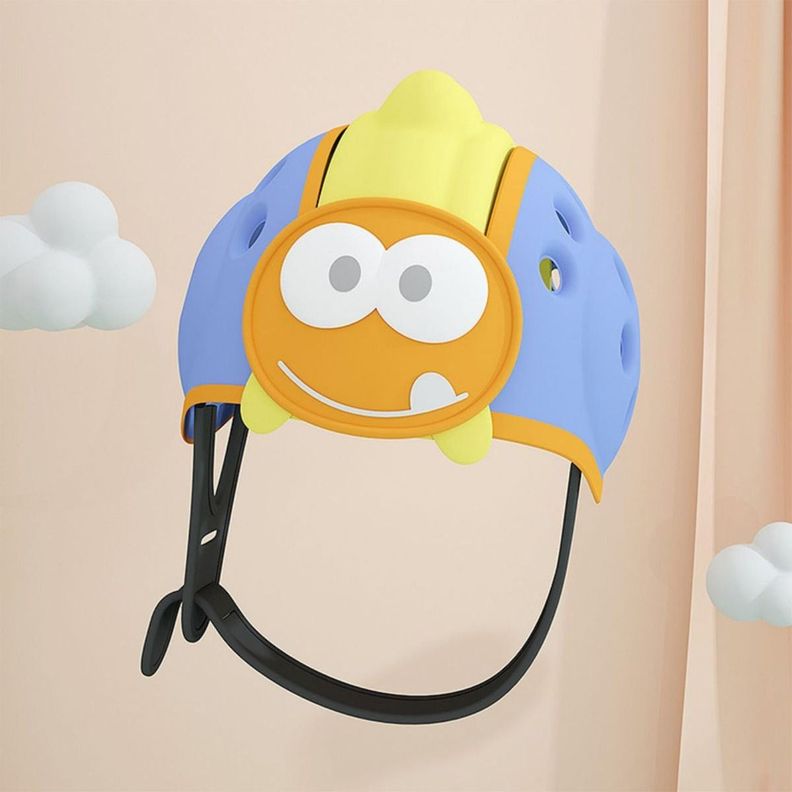 Cascos Antigolpes Diseño Dinosaurio Protector Bebes Lau-2