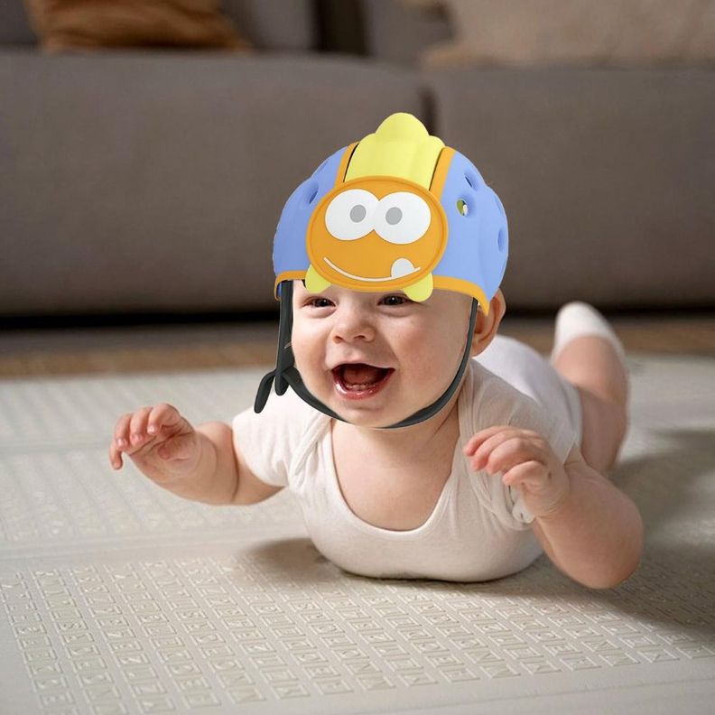 Cascos Antigolpes Diseño Dinosaurio Protector Bebes Lau-4