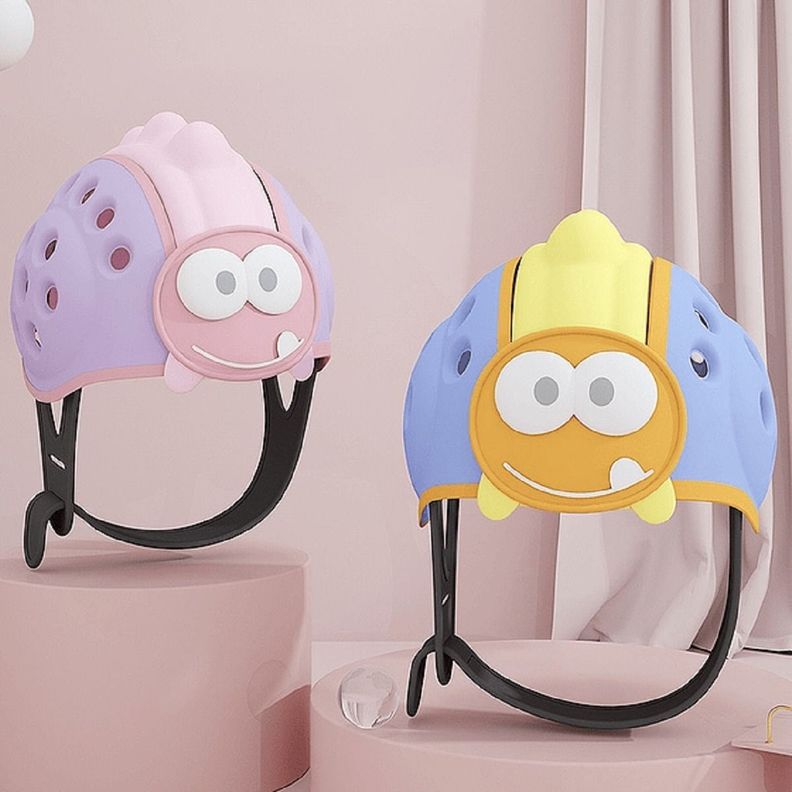 Cascos Antigolpes Diseño Dinosaurio Protector Bebes Lau-7