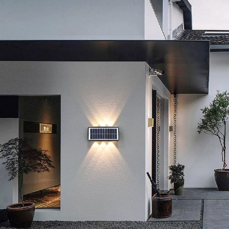 Reflector Solar Pared Led Exteriores Impermeable Rondon-3