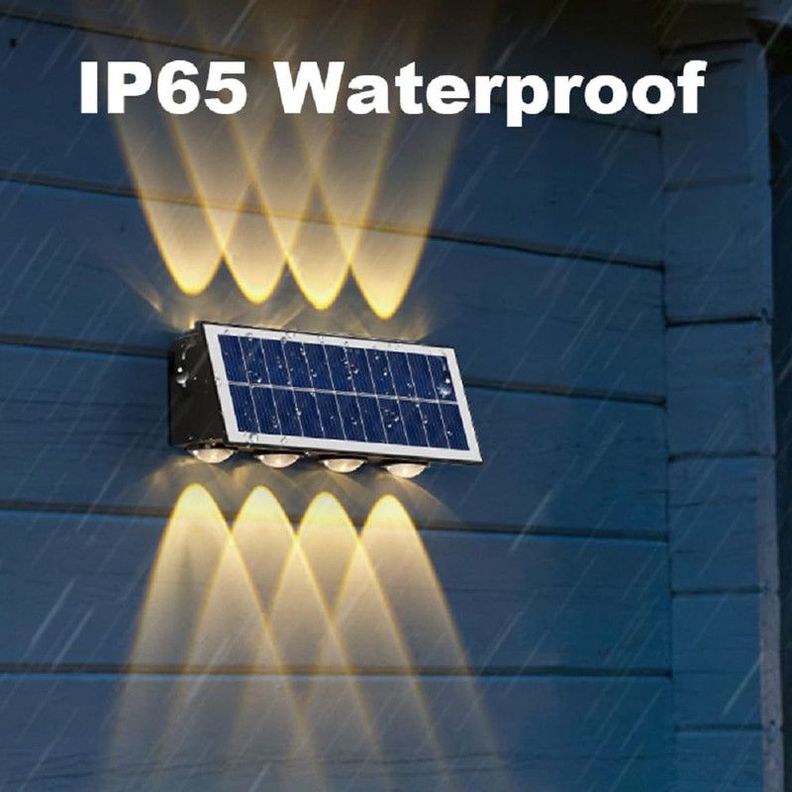 Reflector Solar Pared Led Exteriores Impermeable Rondon-4