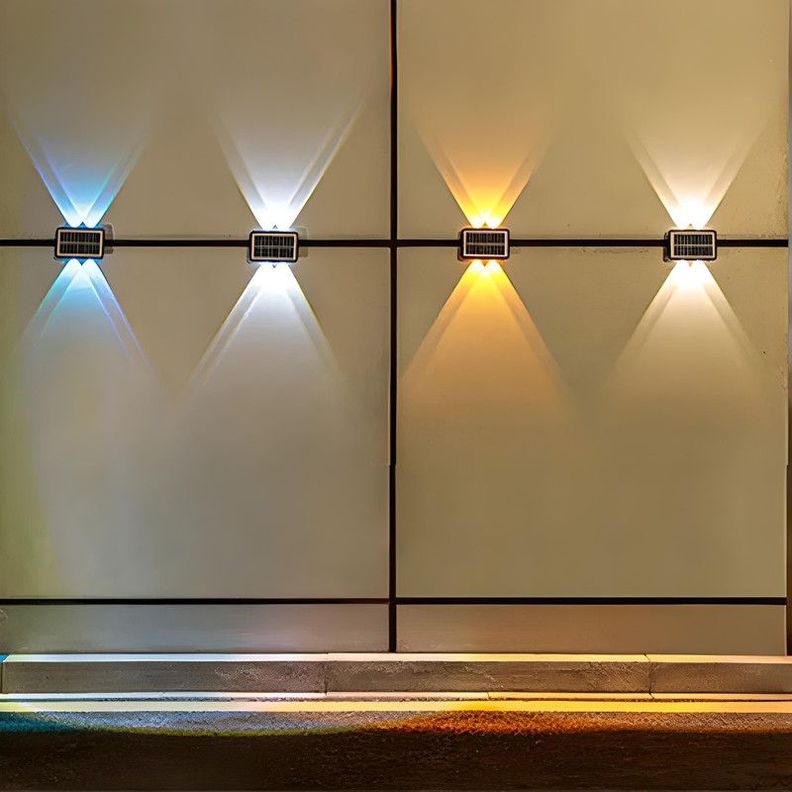 Reflector Solar Pared Led Exteriores Impermeable Rondon-9