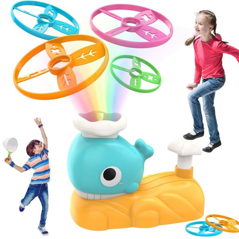 Juego Juguete Bebe Aire Libre Lanzador Voladora Juego Rondon-3