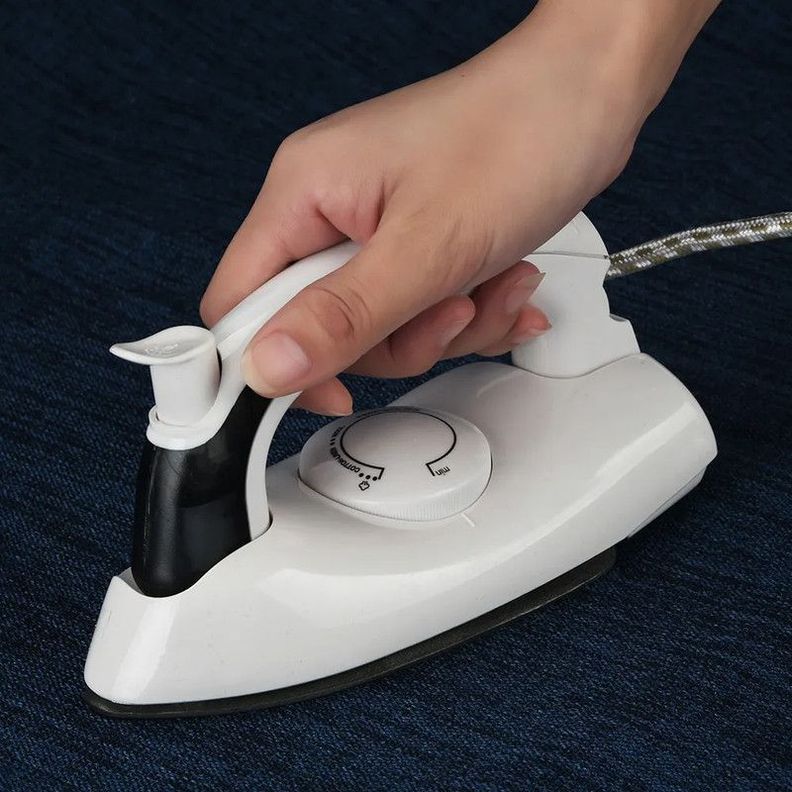 Plancha Vapor Portatil Plegable Viajera Ropa Hogar Lau-5