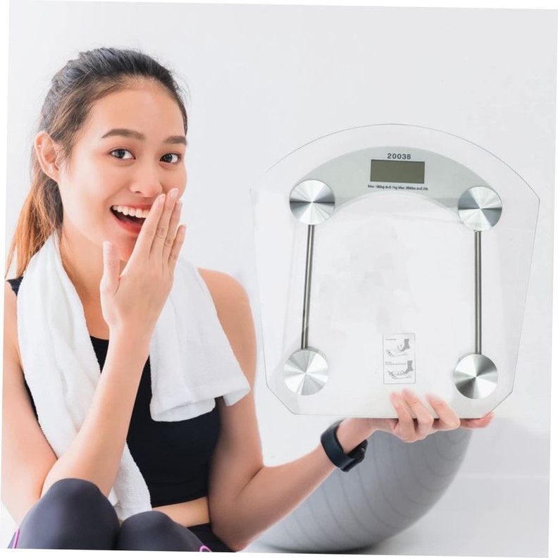 Básculas Digitales Cuerpo Electrónico Peso Grasa Rondon-7