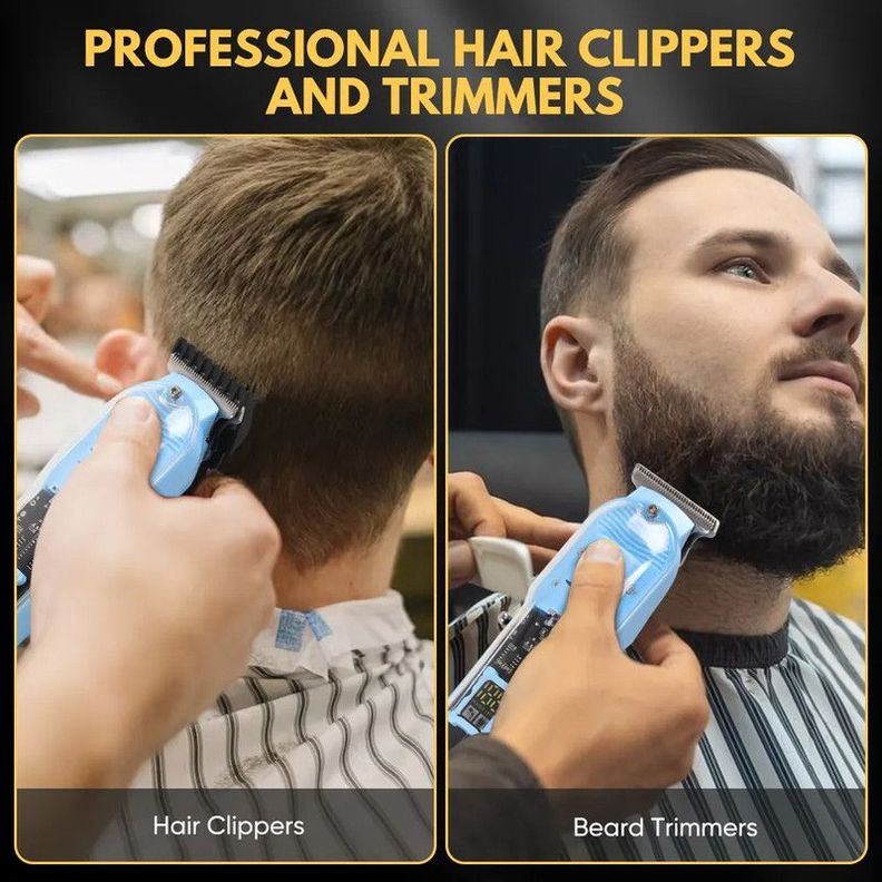 Maquina Afeitar Barba Cabello Recargable Barbero Hombres Lau-7