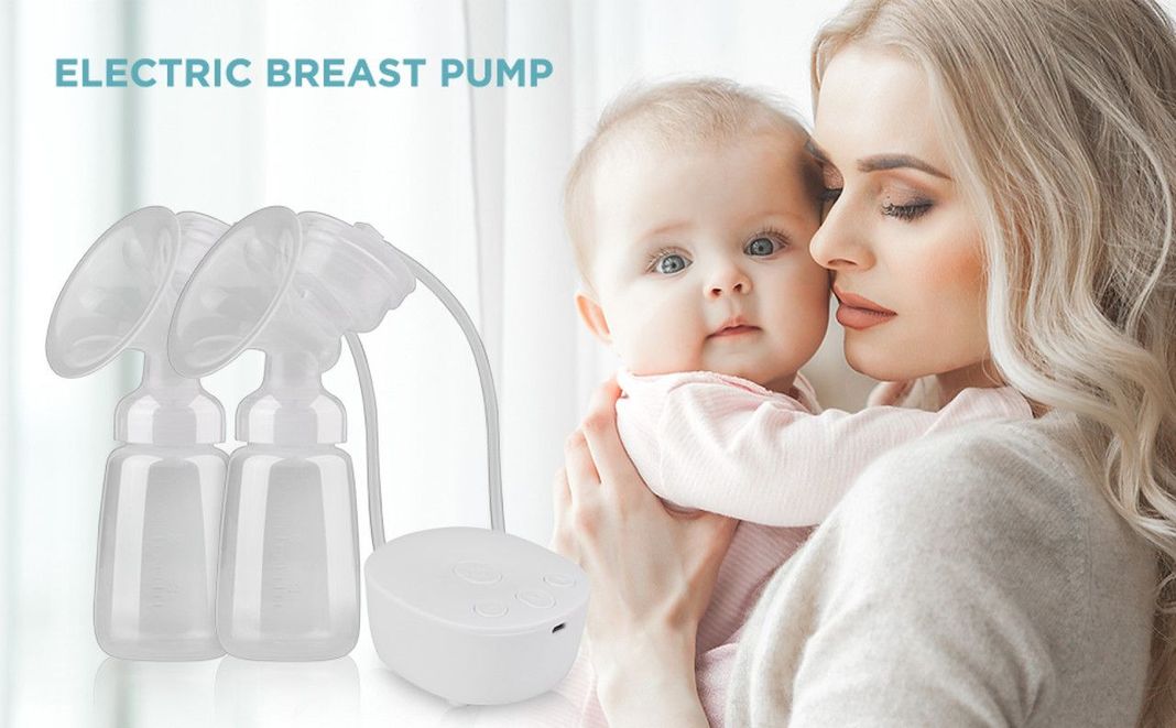 Extractor Leche Eléctrico Doble Portátil Bebe Rondon-9